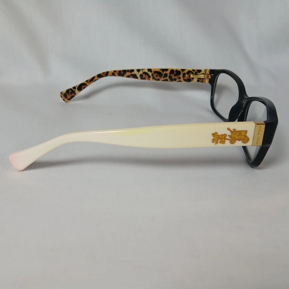Authentic Coach Glasses For Women - Black and Leopard Print - HC6078 - Pre Owned
